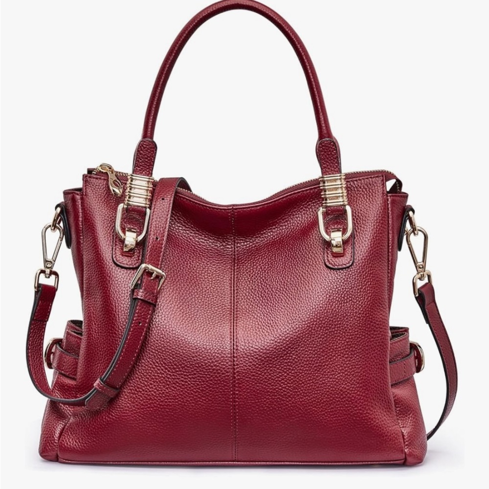 Red Genuine Leather KATTEE Bag